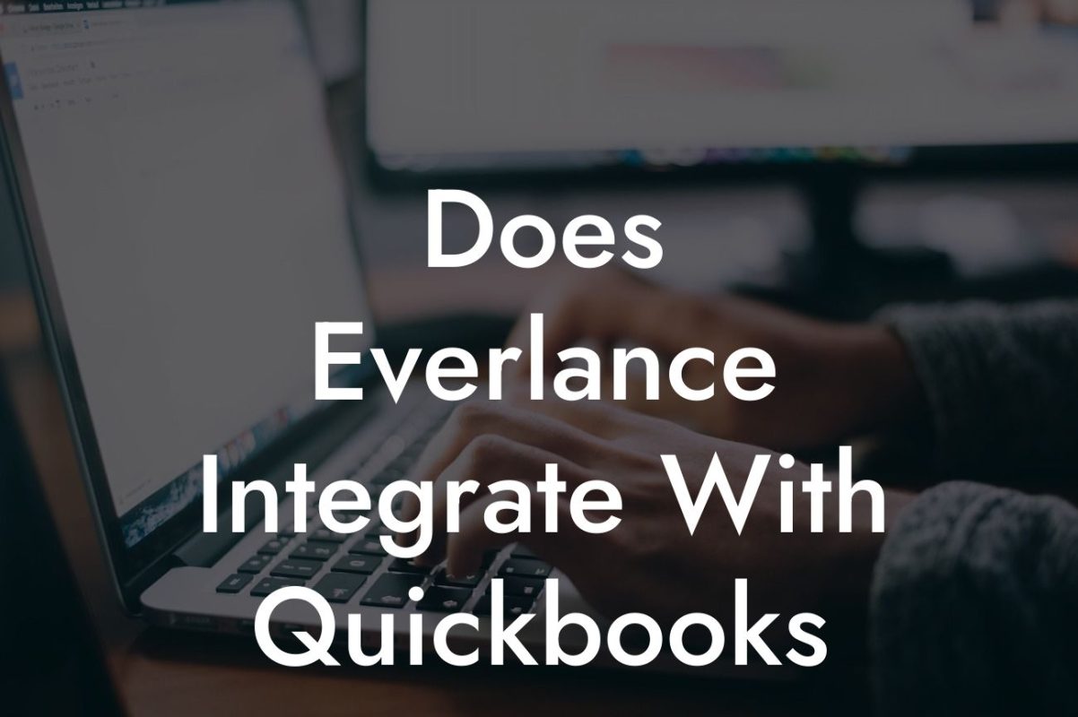 Does Everlance Integrate With Quickbooks