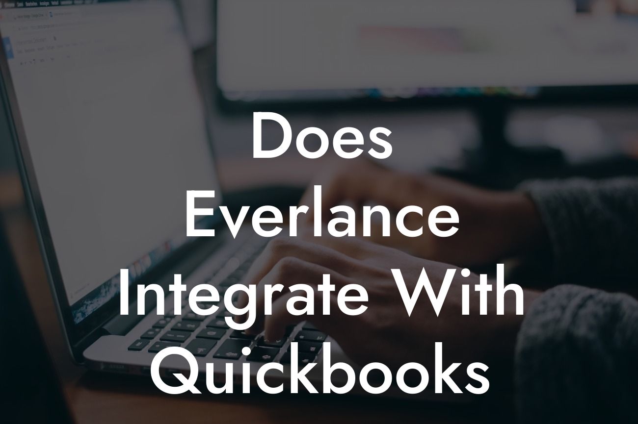 Does Everlance Integrate With Quickbooks