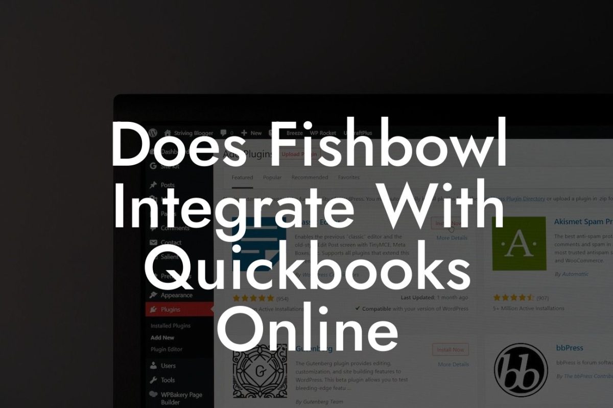 Does Fishbowl Integrate With Quickbooks Online