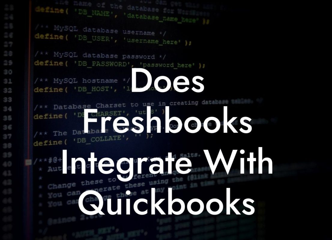 Does Freshbooks Integrate With Quickbooks