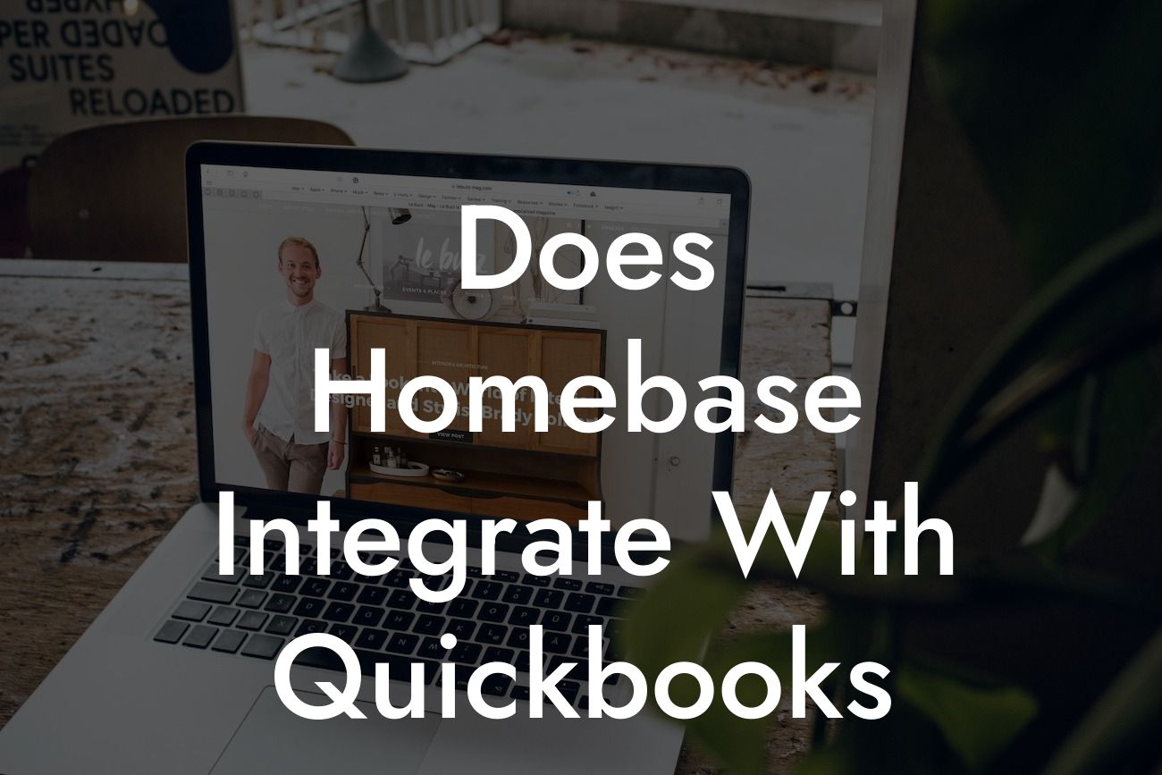 Does Homebase Integrate With Quickbooks