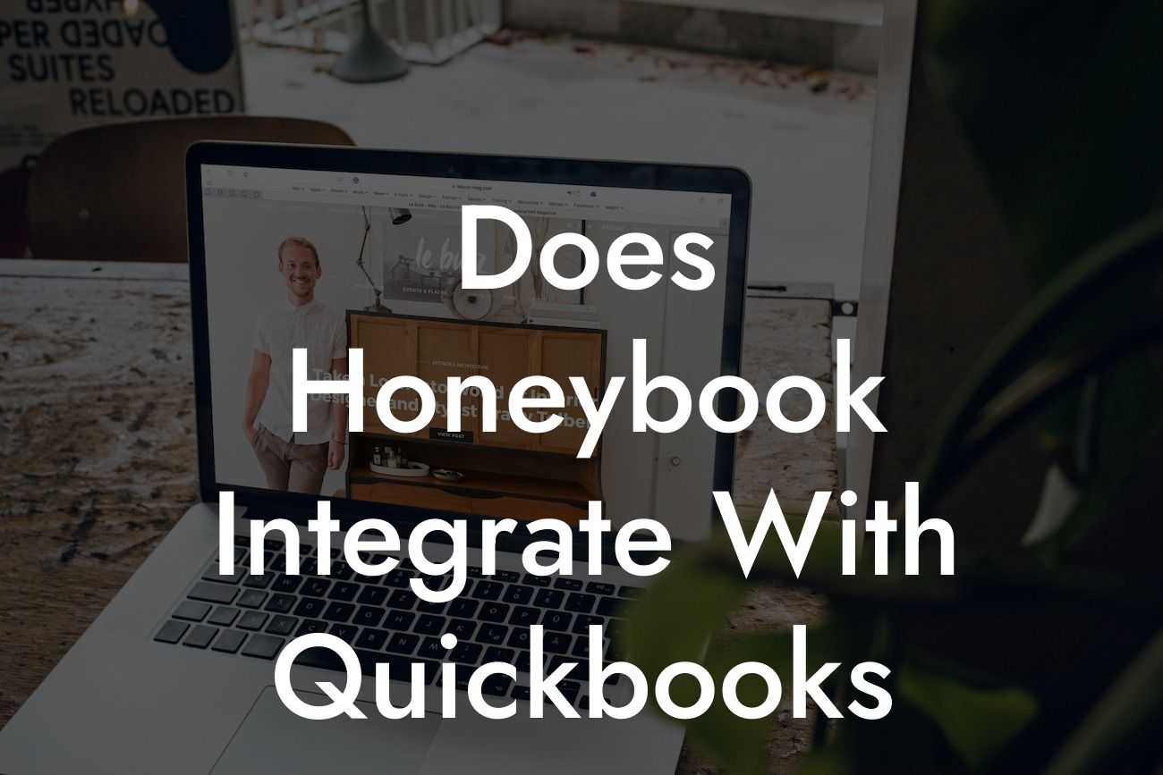 Does Honeybook Integrate With Quickbooks