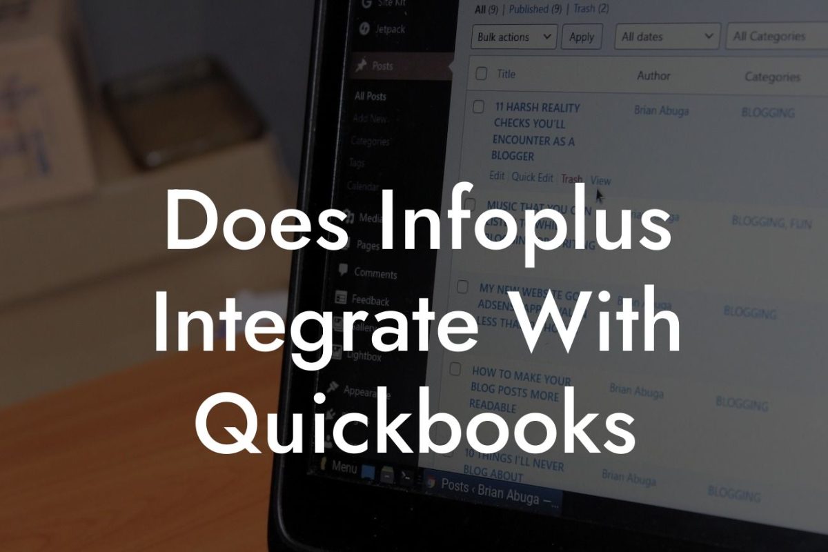 Does Infoplus Integrate With Quickbooks