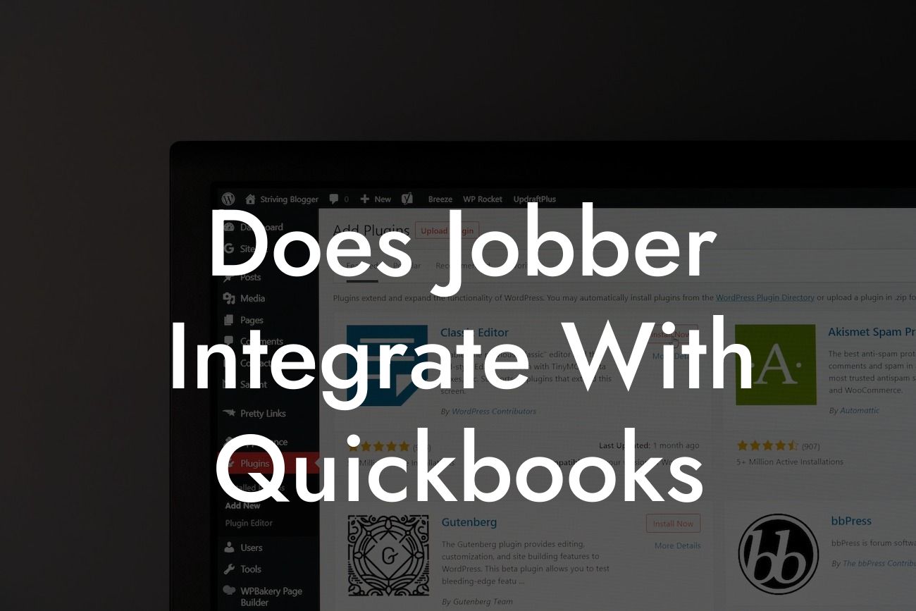 Does Jobber Integrate With Quickbooks