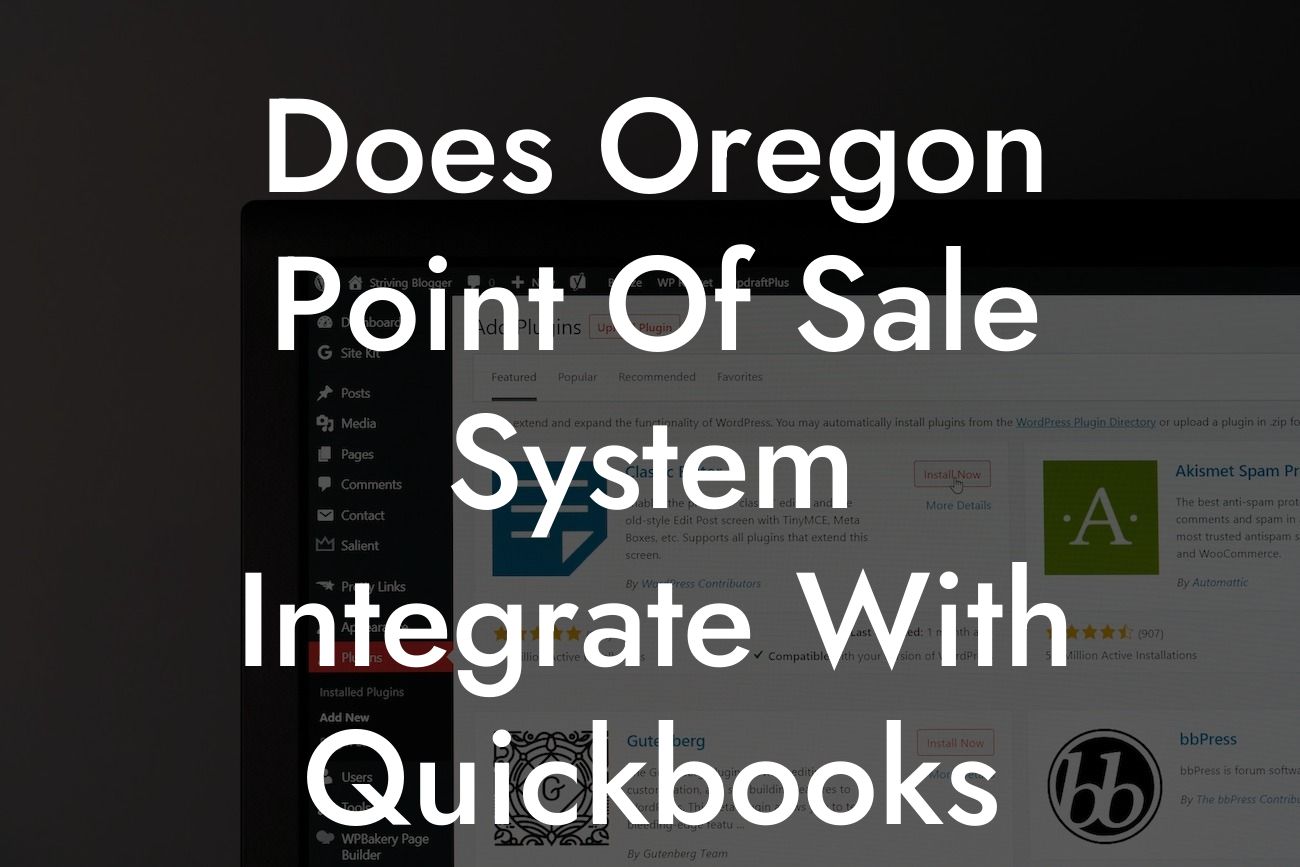 Does Oregon Point Of Sale System Integrate With Quickbooks Payroll