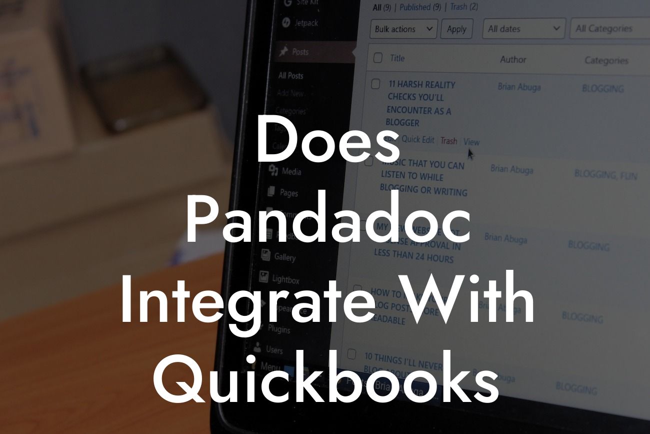 Does Pandadoc Integrate With Quickbooks