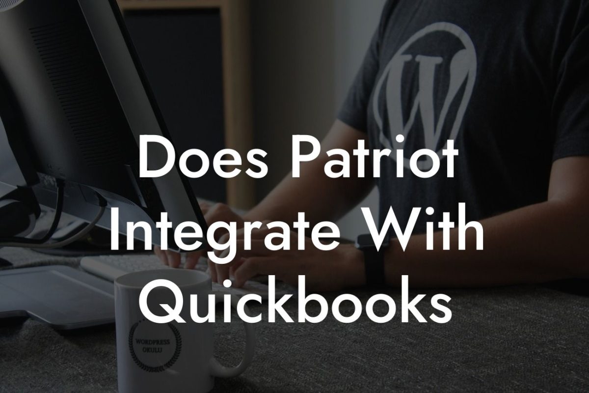 Does Patriot Integrate With Quickbooks