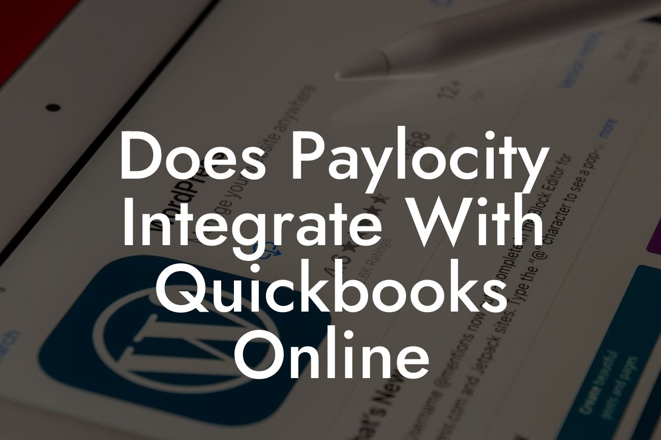 Does Paylocity Integrate With Quickbooks Online