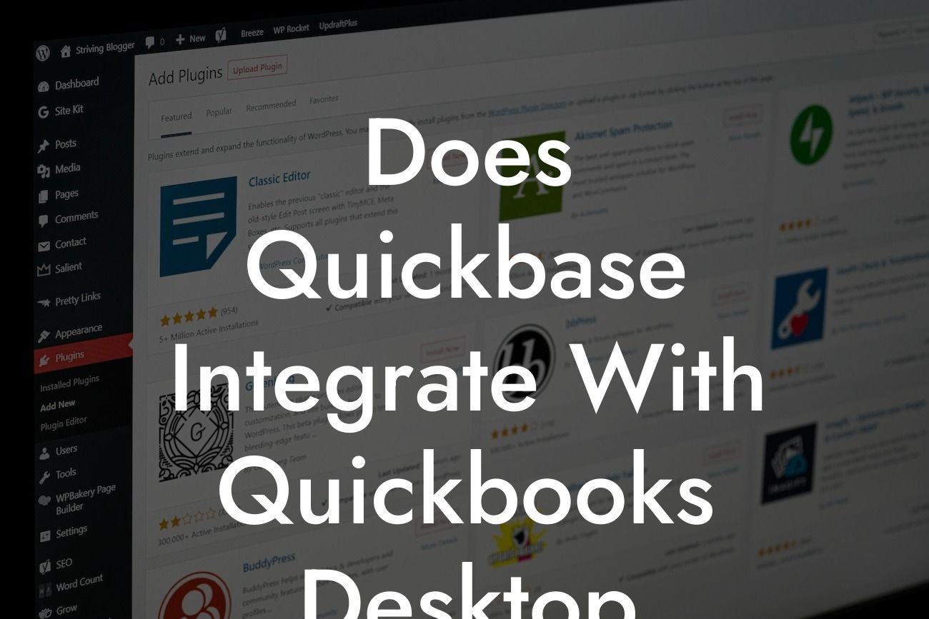 Does Quickbase Integrate With Quickbooks Desktop