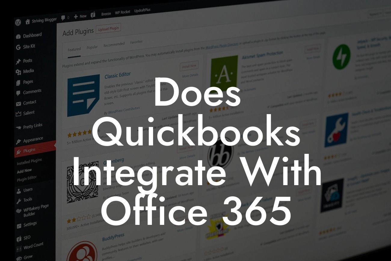 Does Quickbooks Integrate With Office 365