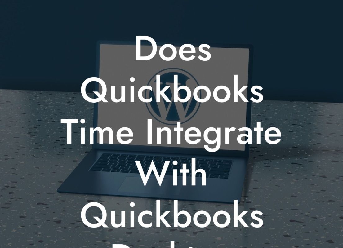 Does Quickbooks Time Integrate With Quickbooks Desktop