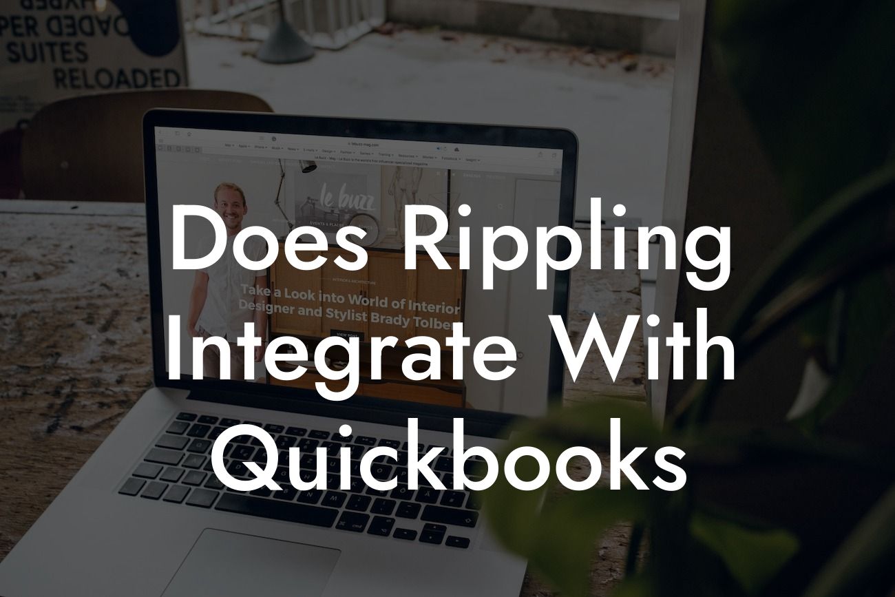 Does Rippling Integrate With Quickbooks