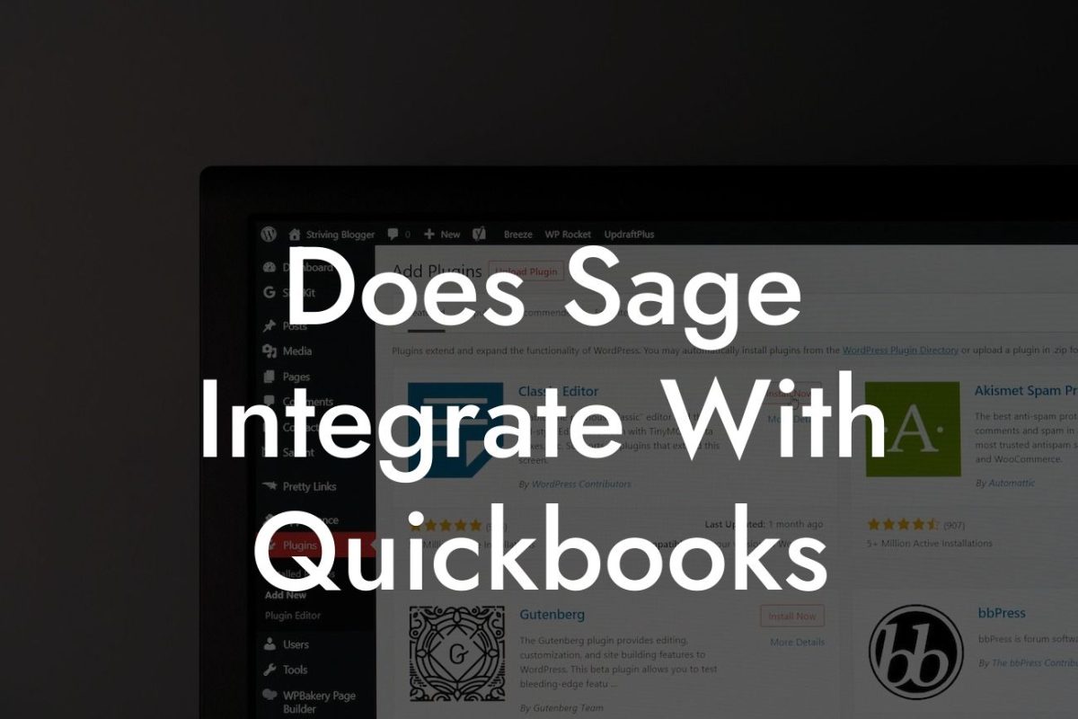 Does Sage Integrate With Quickbooks