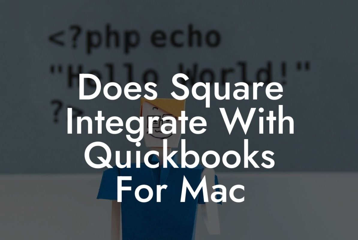 Does Square Integrate With Quickbooks For Mac