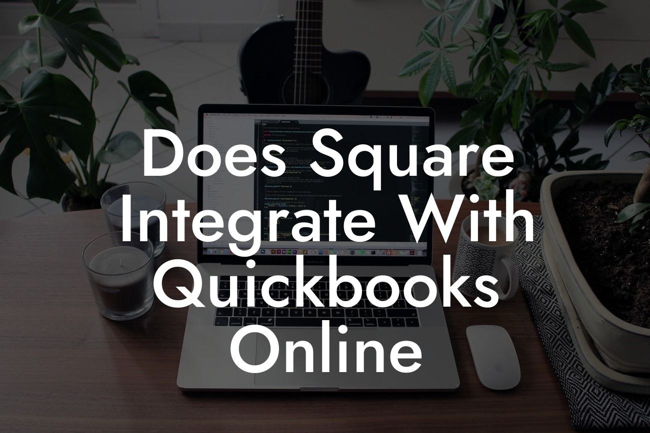 Does Square Integrate With Quickbooks Online