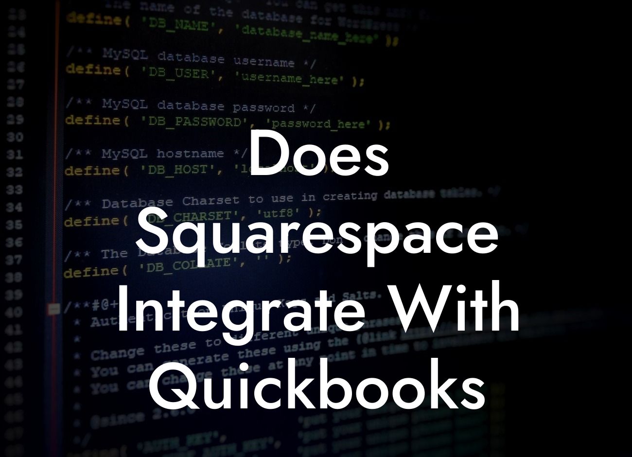 Does Squarespace Integrate With Quickbooks
