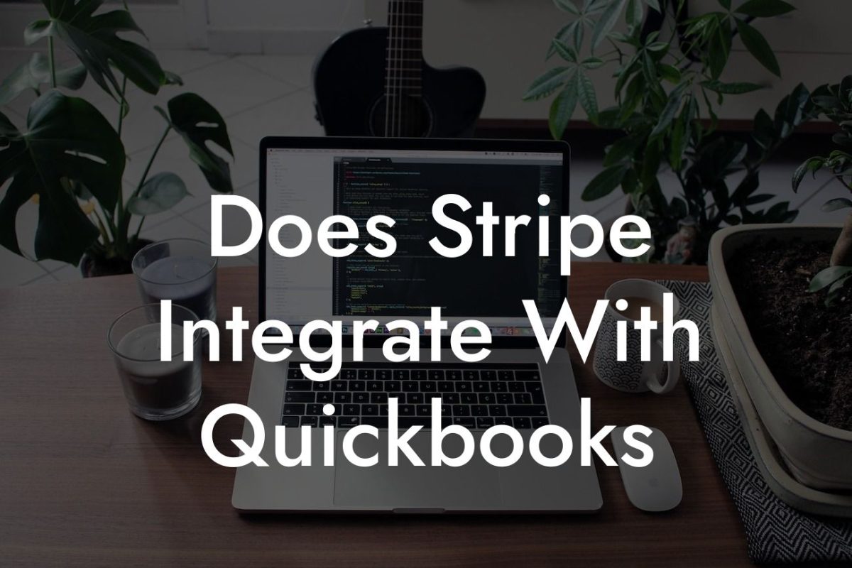 Does Stripe Integrate With Quickbooks