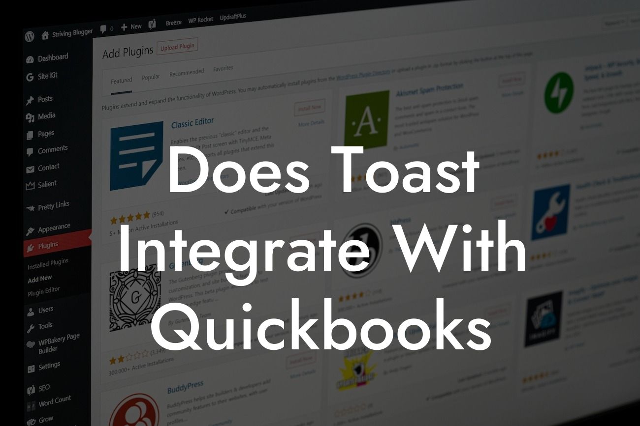 Does Toast Integrate With Quickbooks