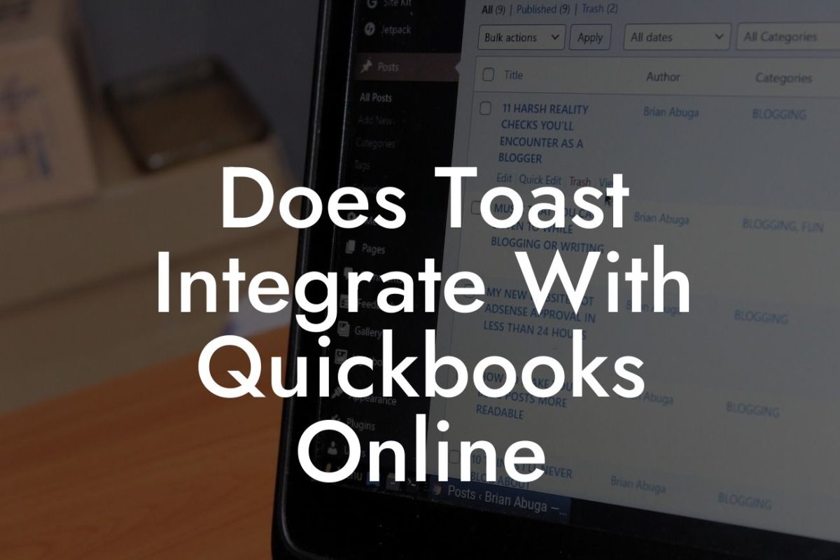 Does Toast Integrate With Quickbooks Online