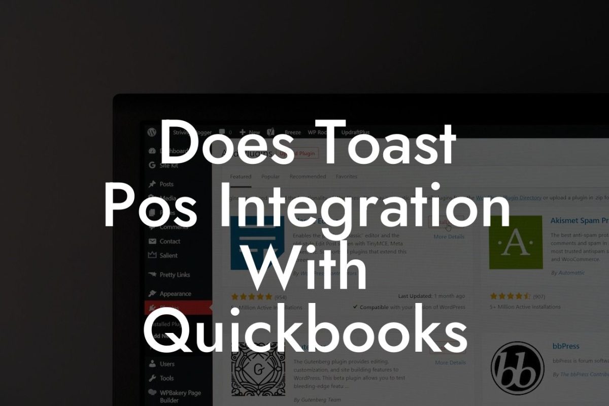 Does Toast Pos Integration With Quickbooks