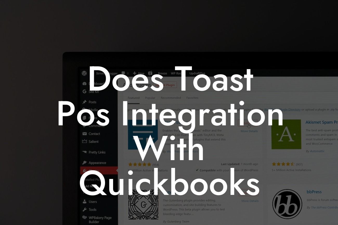 Does Toast Pos Integration With Quickbooks