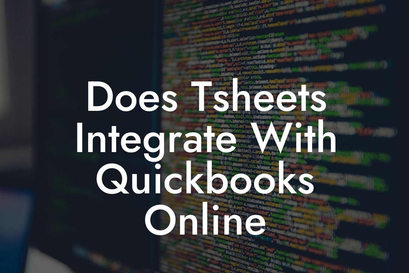 Does Tsheets Integrate With Quickbooks Online