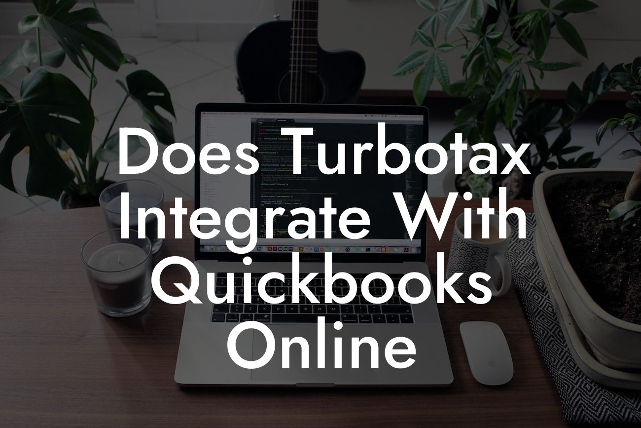 Does Turbotax Integrate With Quickbooks Online