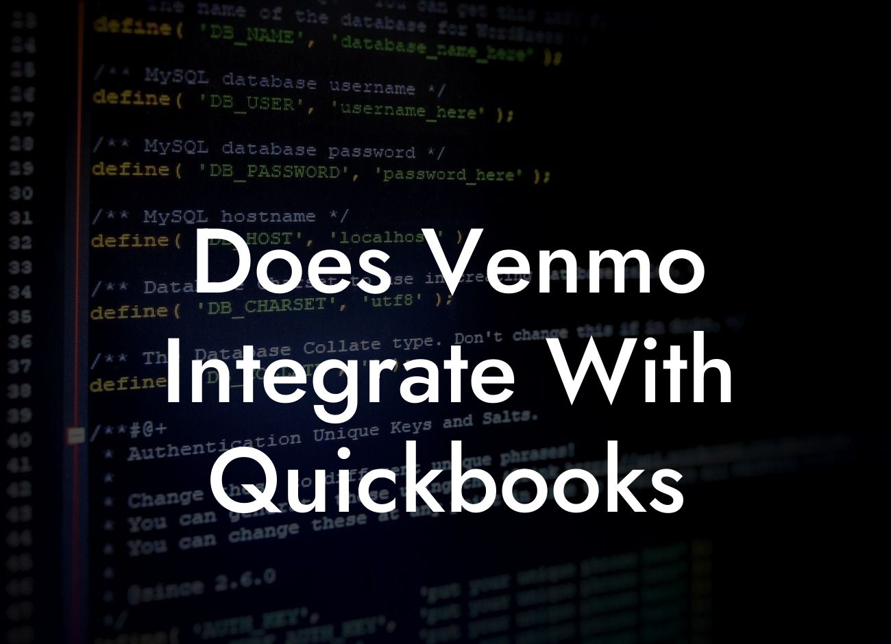 Does Venmo Integrate With Quickbooks