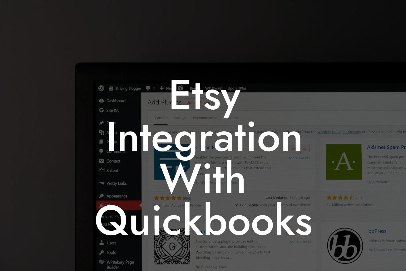 Etsy Integration With Quickbooks