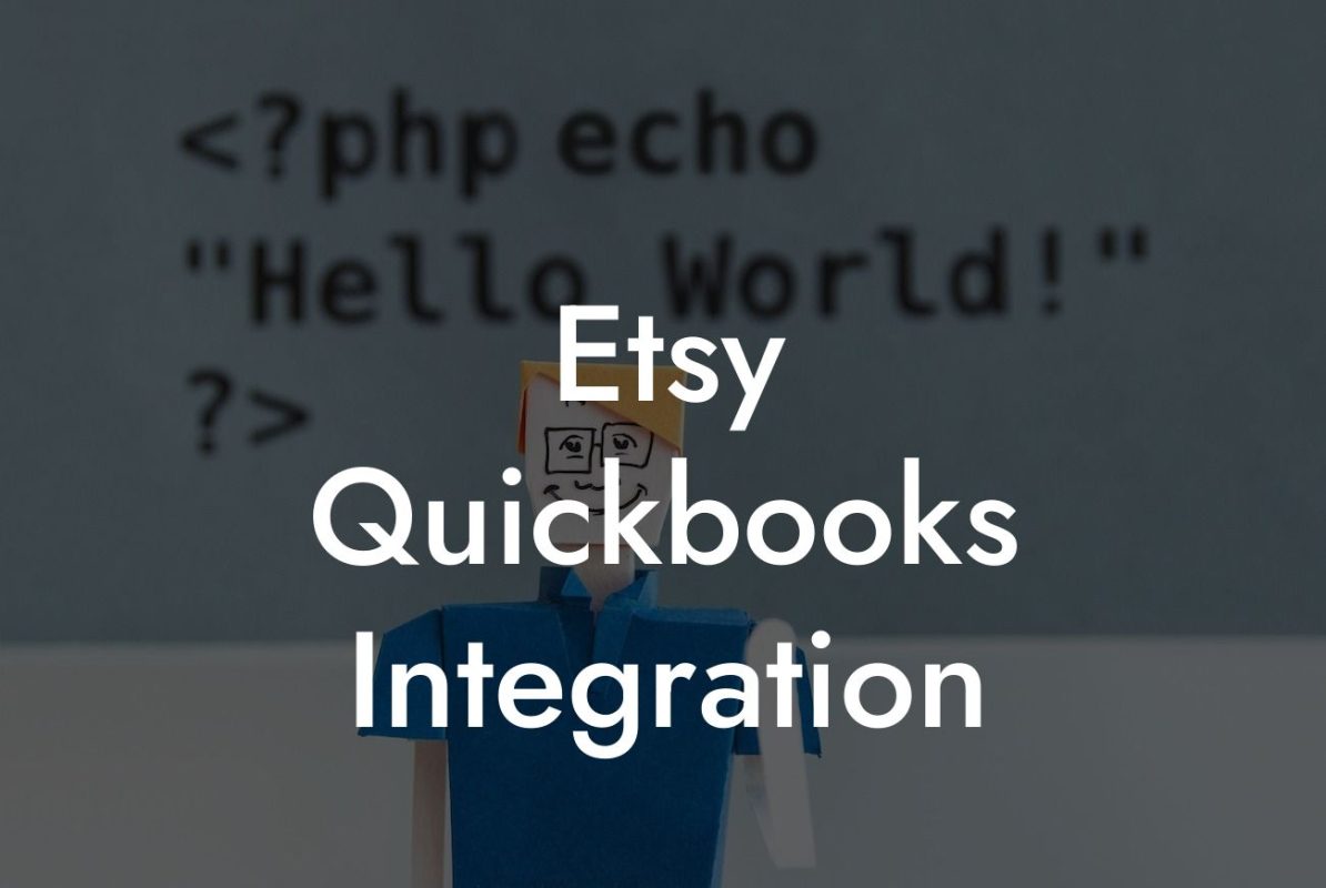 Etsy Quickbooks Integration