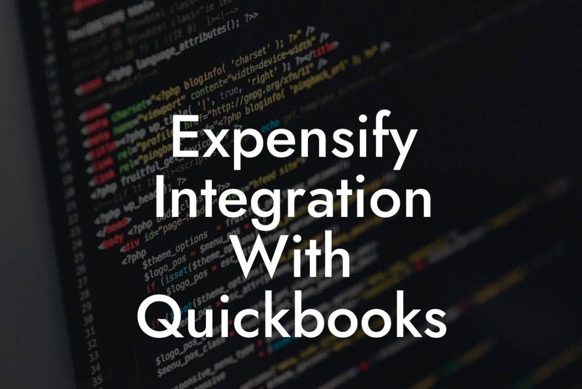 Expensify Integration With Quickbooks