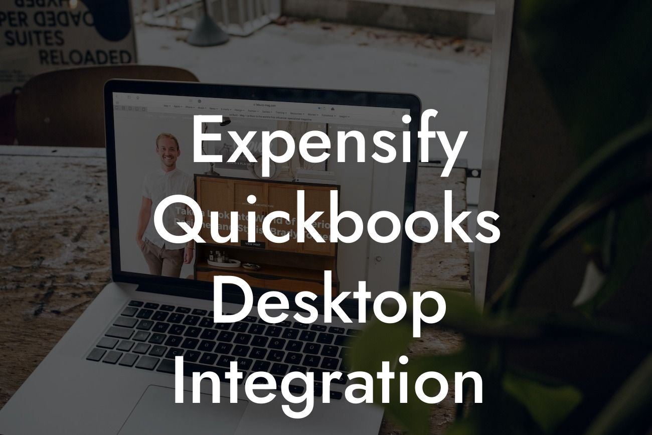 Expensify Quickbooks Desktop Integration