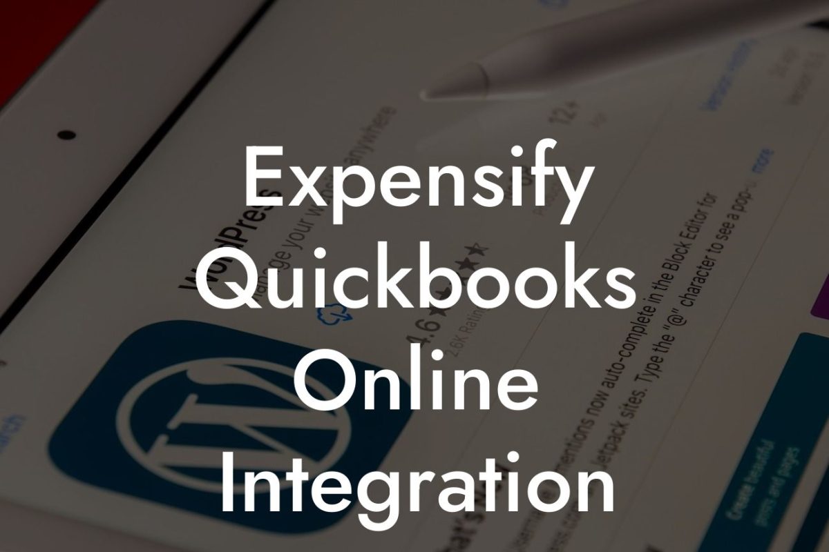 Expensify Quickbooks Online Integration