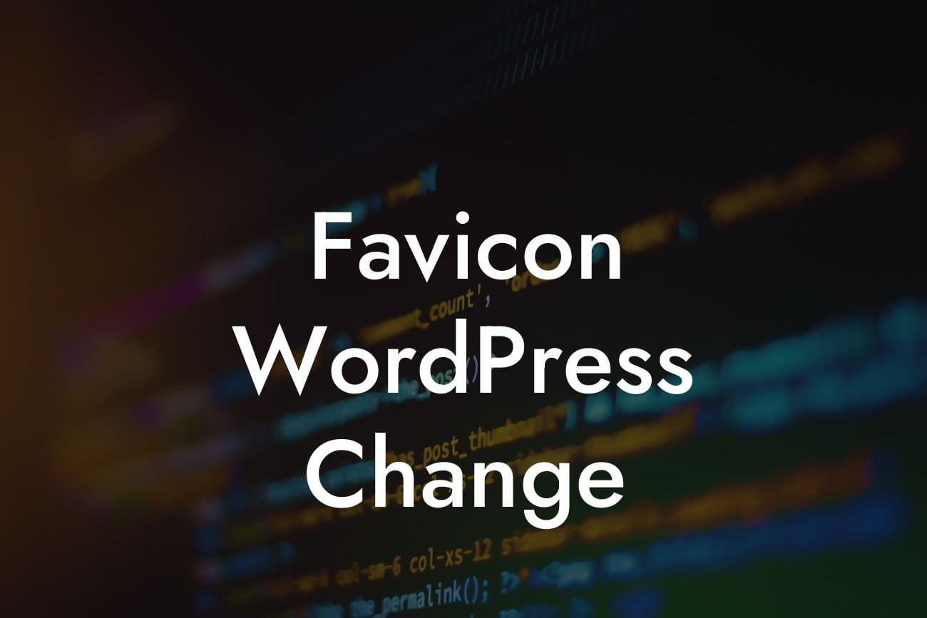 Favicon WordPress Change