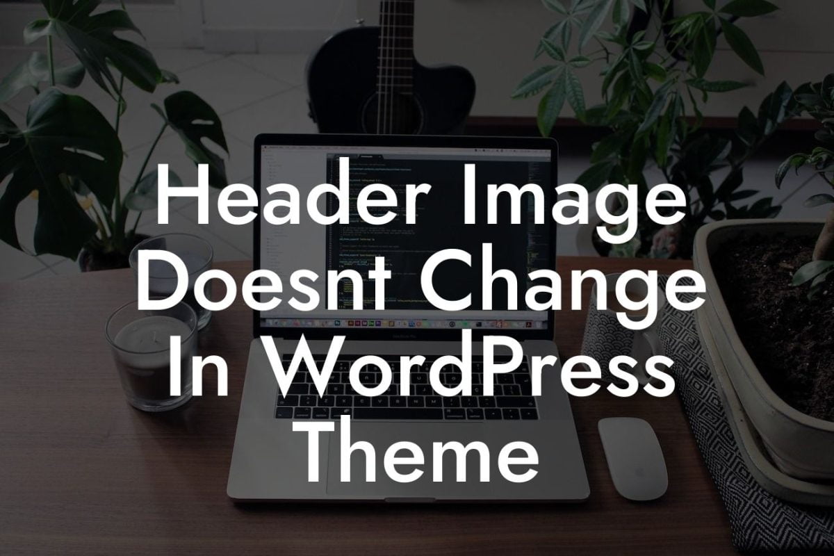 Header Image Doesnt Change In WordPress Theme