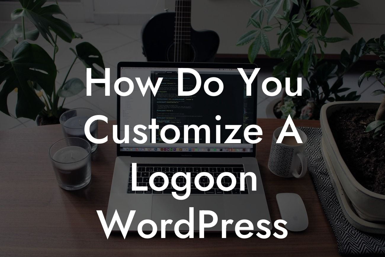 How Do You Customize A Logoon WordPress