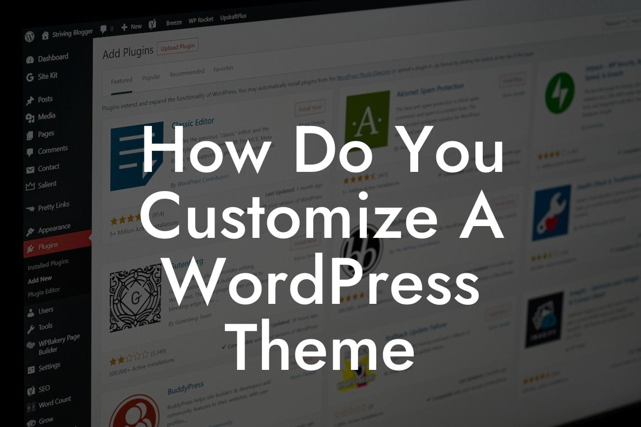 How Do You Customize A WordPress Theme
