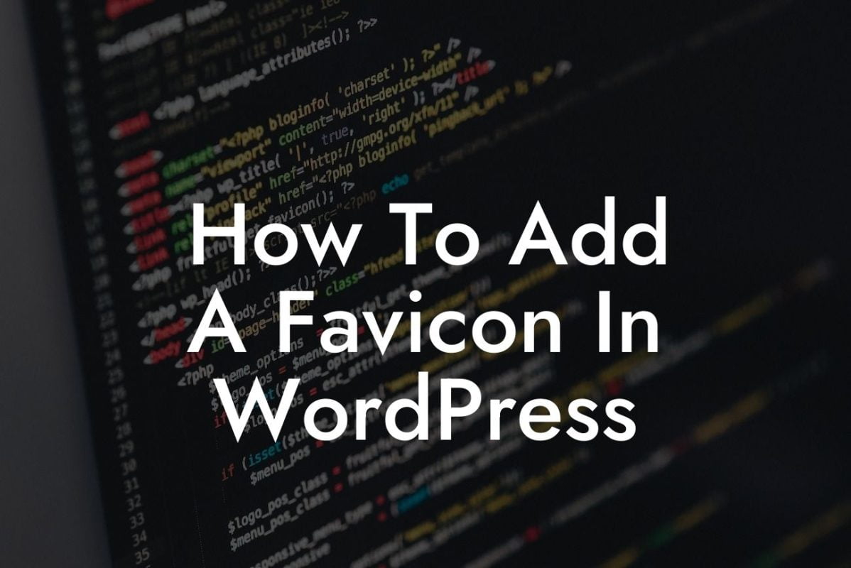 How To Add A Favicon In WordPress