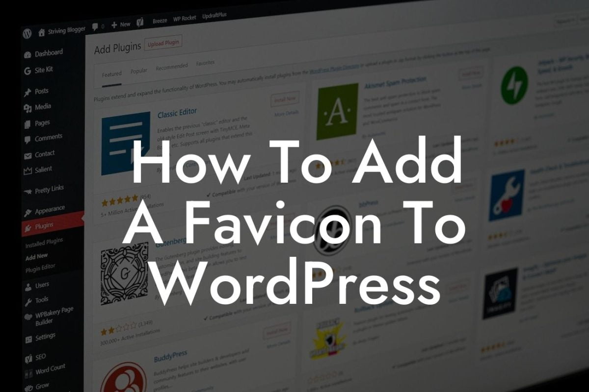 How To Add A Favicon To WordPress
