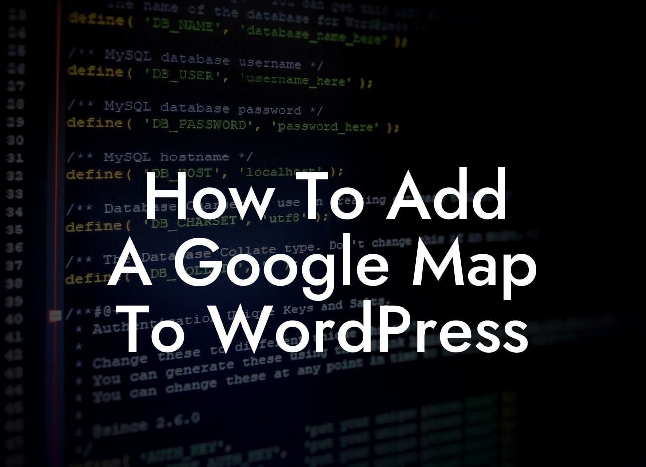 How To Add A Google Map To WordPress
