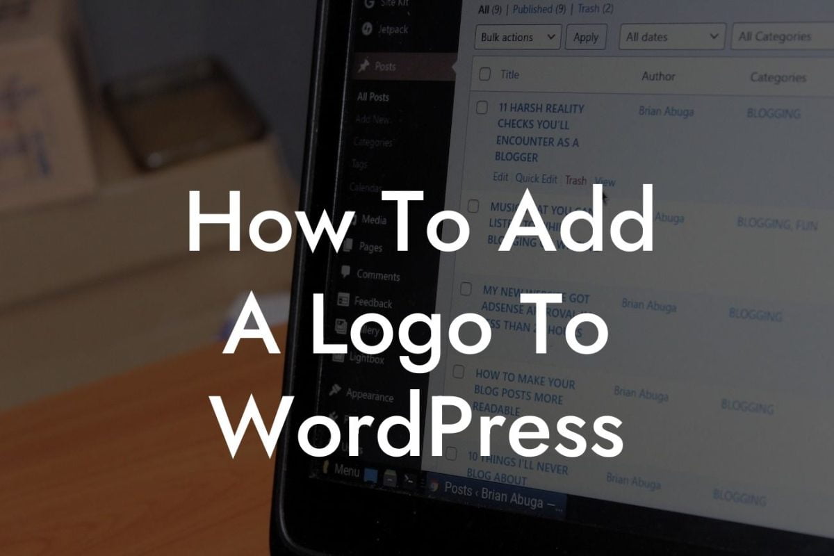 How To Add A Logo To WordPress