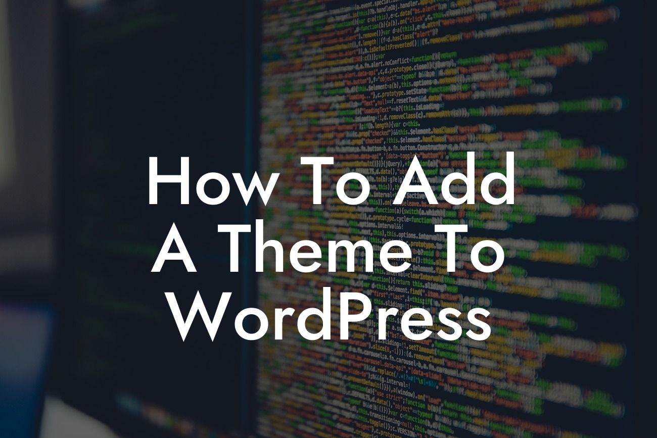 How To Add A Theme To WordPress