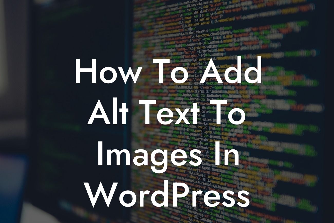 How To Add Alt Text To Images In WordPress