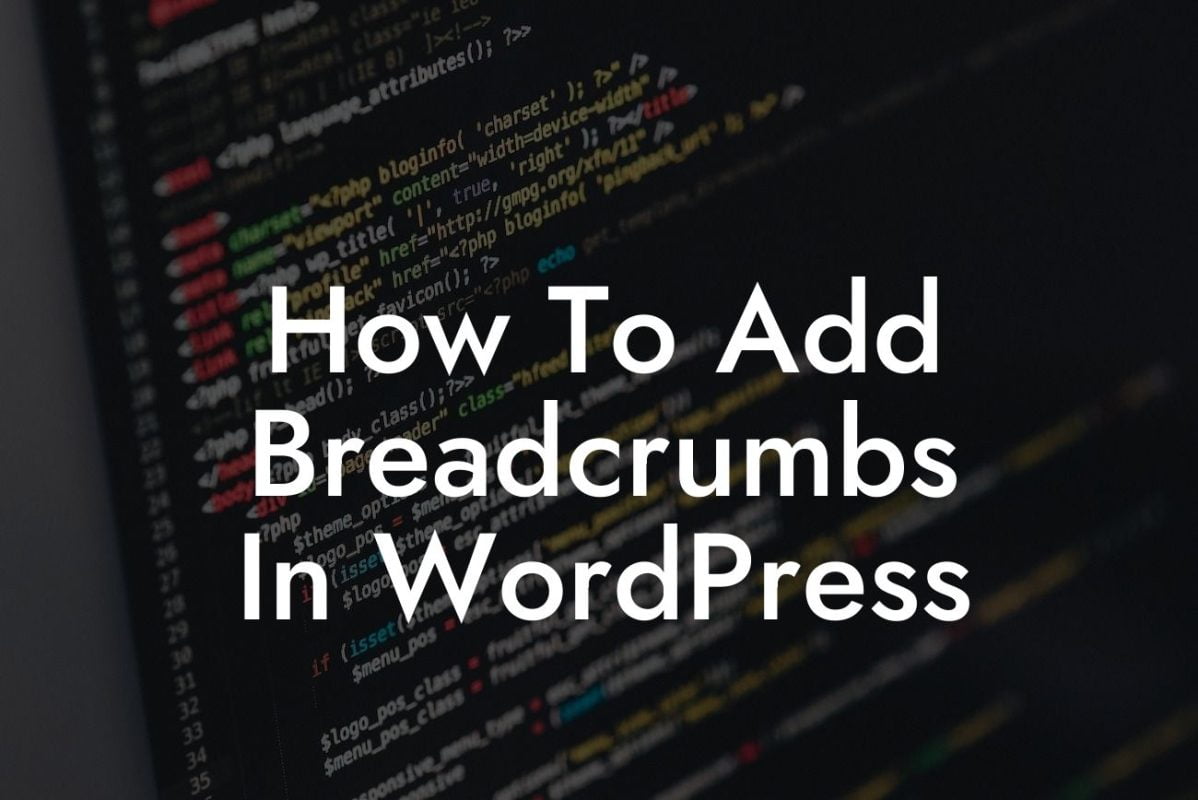 How To Add Breadcrumbs In WordPress