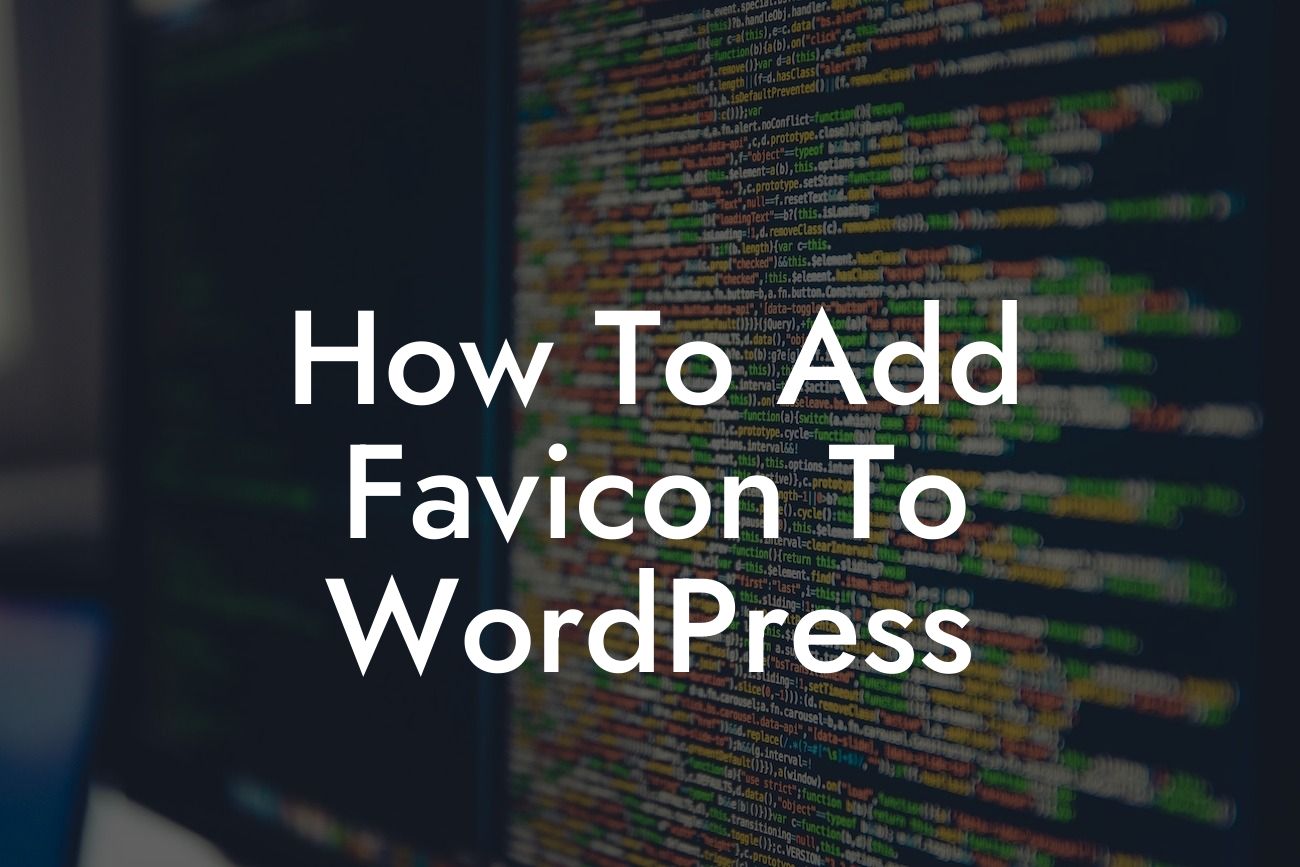 How To Add Favicon To WordPress