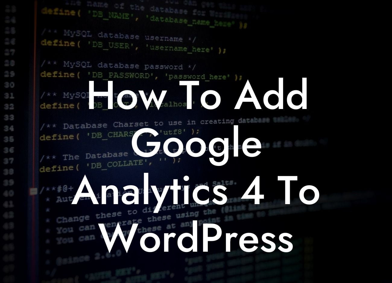 How To Add Google Analytics 4 To WordPress