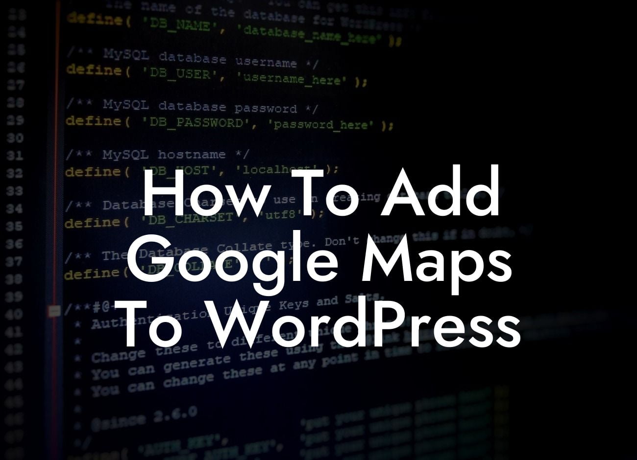 How To Add Google Maps To WordPress
