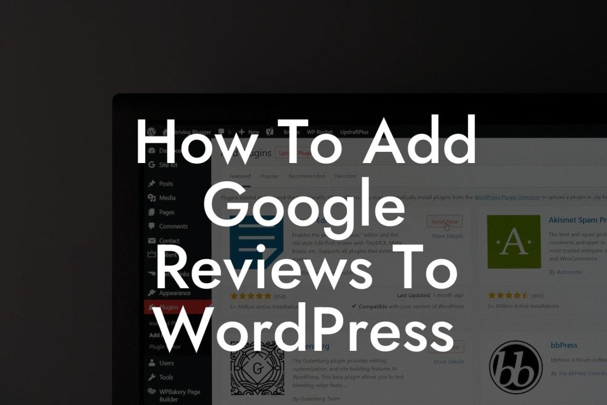 How To Add Google Reviews To WordPress