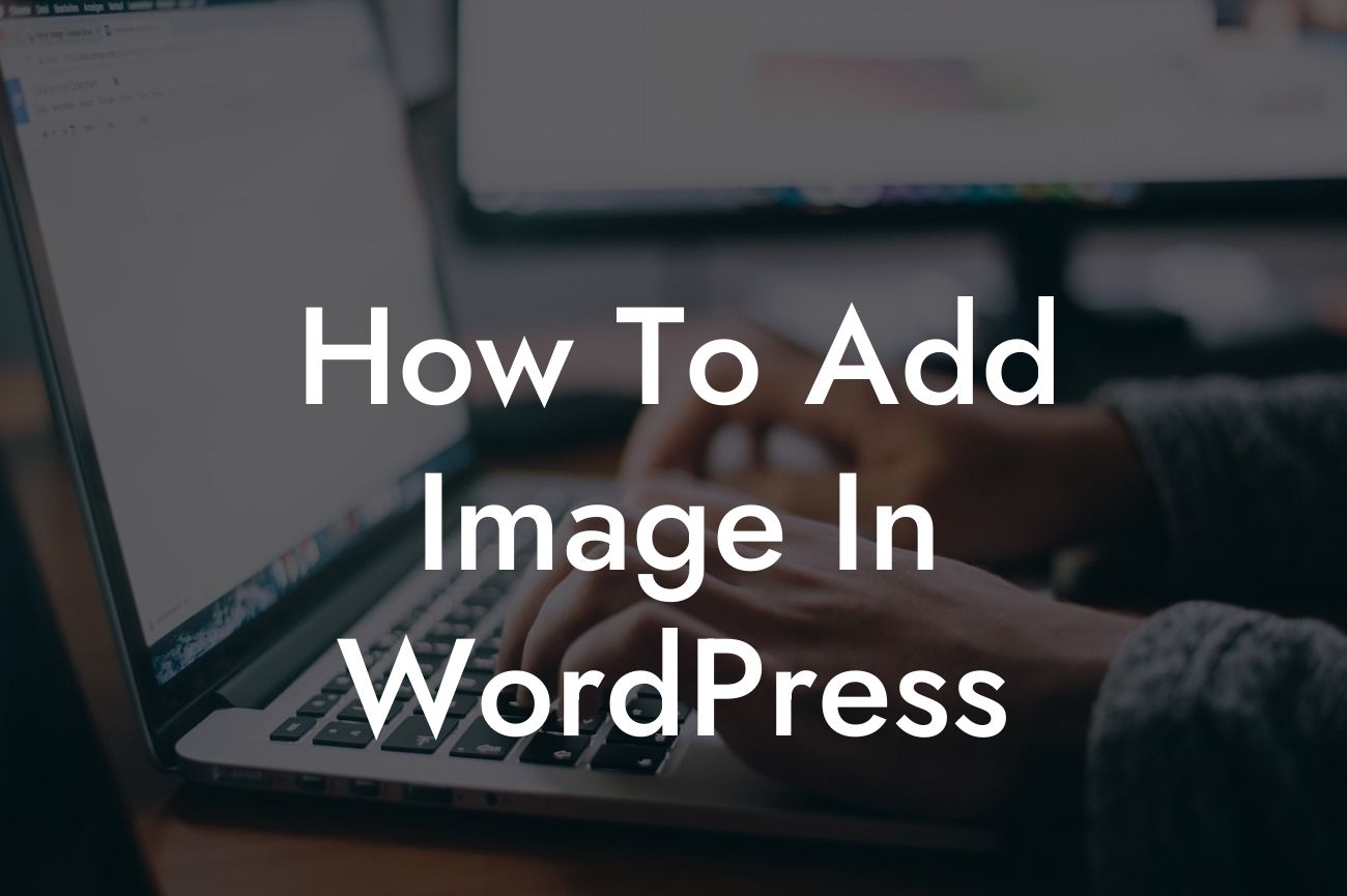 How To Add Image In WordPress