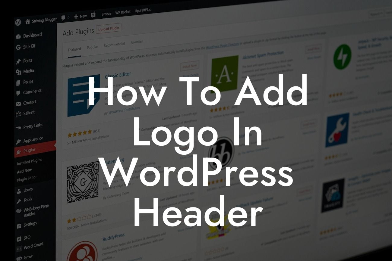 How To Add Logo In WordPress Header